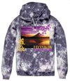 Legendary Mt Fuji Tie Dye Hoodie S / Purple Tie Dye Mens Hoodies And Sweatshirts