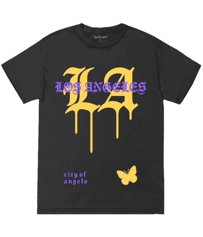 LOS ANGELES BUTTERFLY TEE