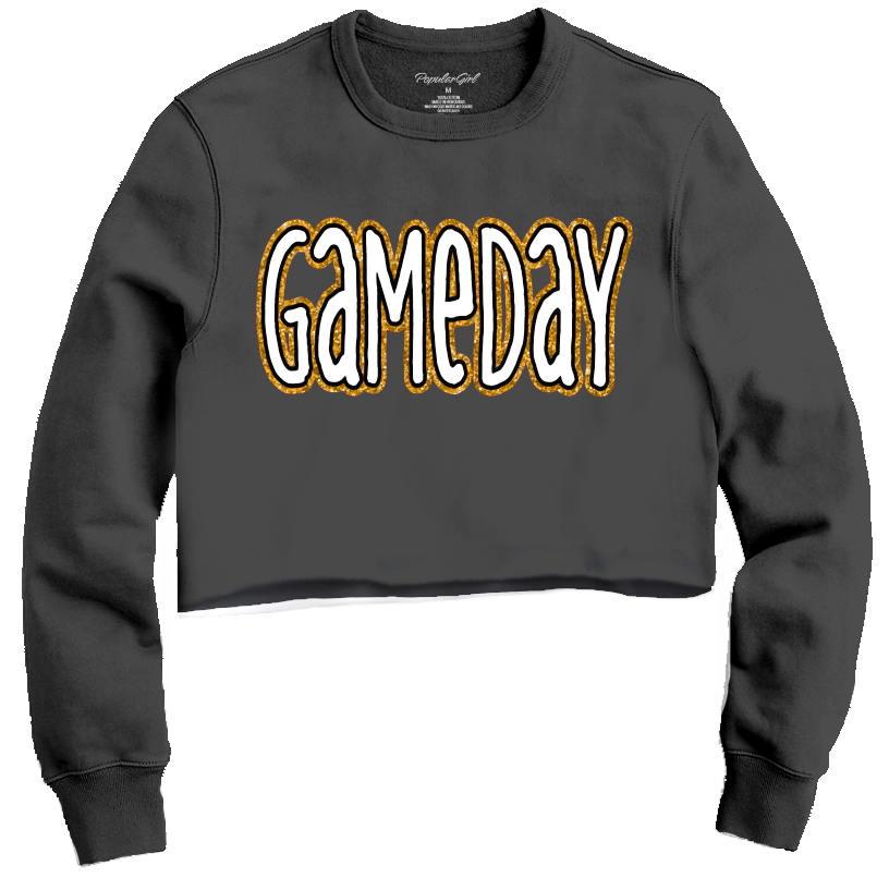 Gameday crop sweatshirts