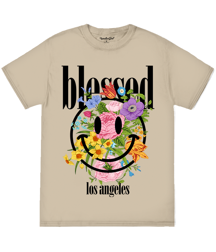 BLESSED SMILEY FLORAL
