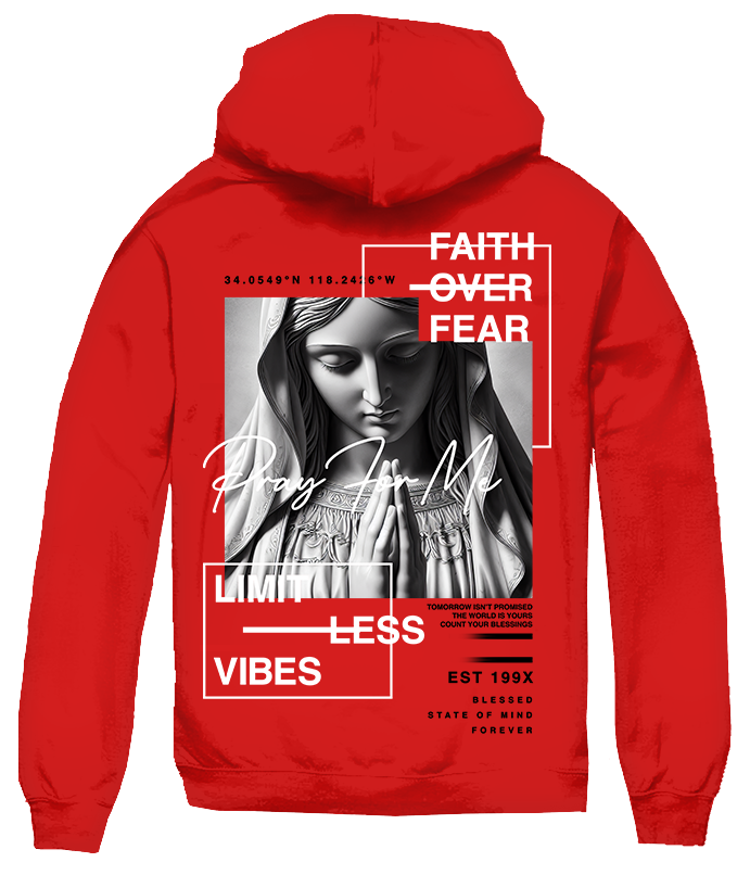 FAITH OVER FEAR PRAY HOODIE