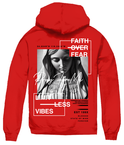 FAITH OVER FEAR PRAY HOODIE