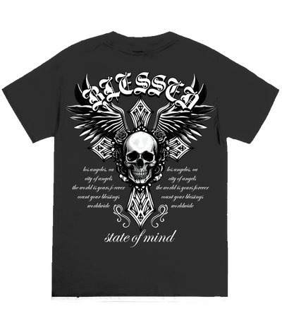 BIG SIZE BLESSED SKULL CROSS
