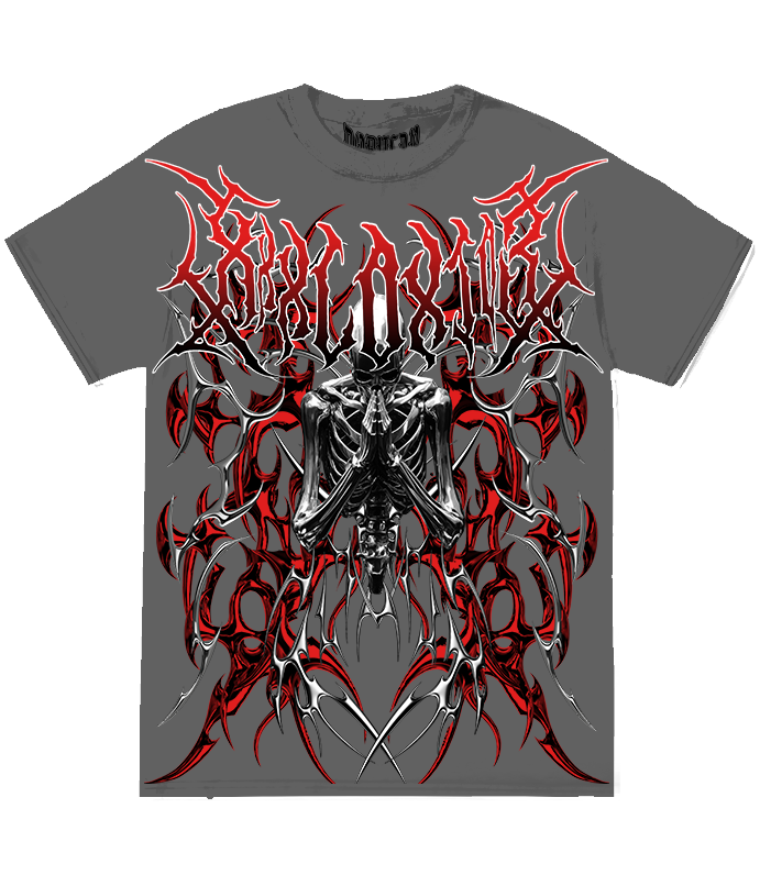 BIG SIZE WORLDWIDE CYBER SKELETON TEE