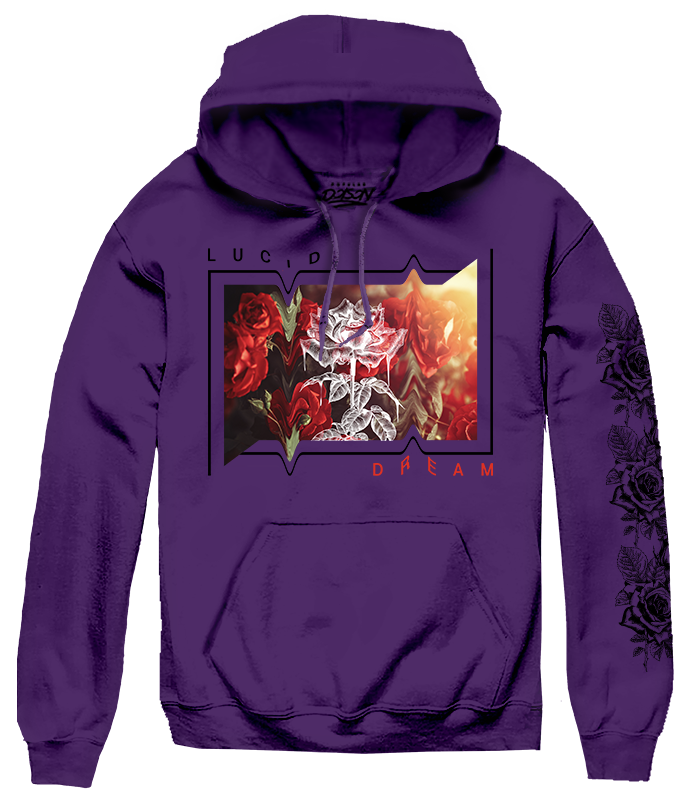 ROSE BOX DISTORTED HOODIE