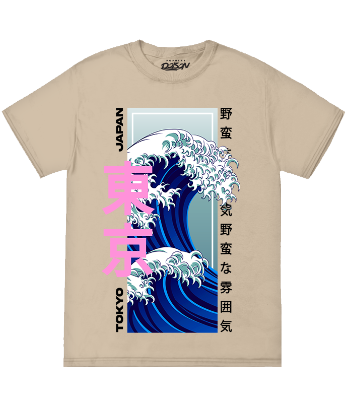 BIG SIZE TOKYO WAVE KANJI