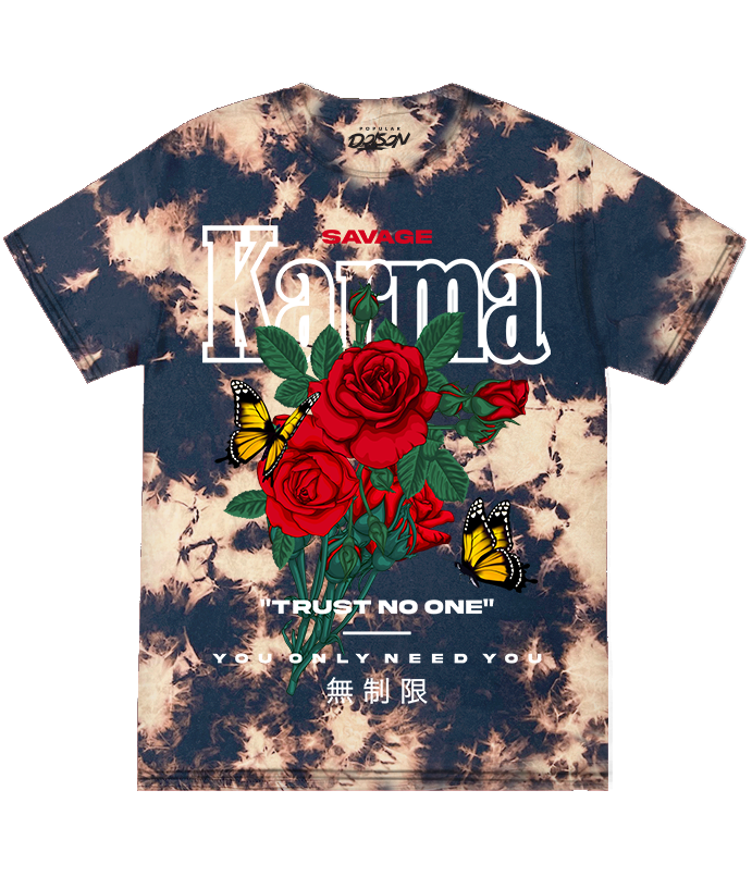 KARMA ROSE TIE DYE TEE