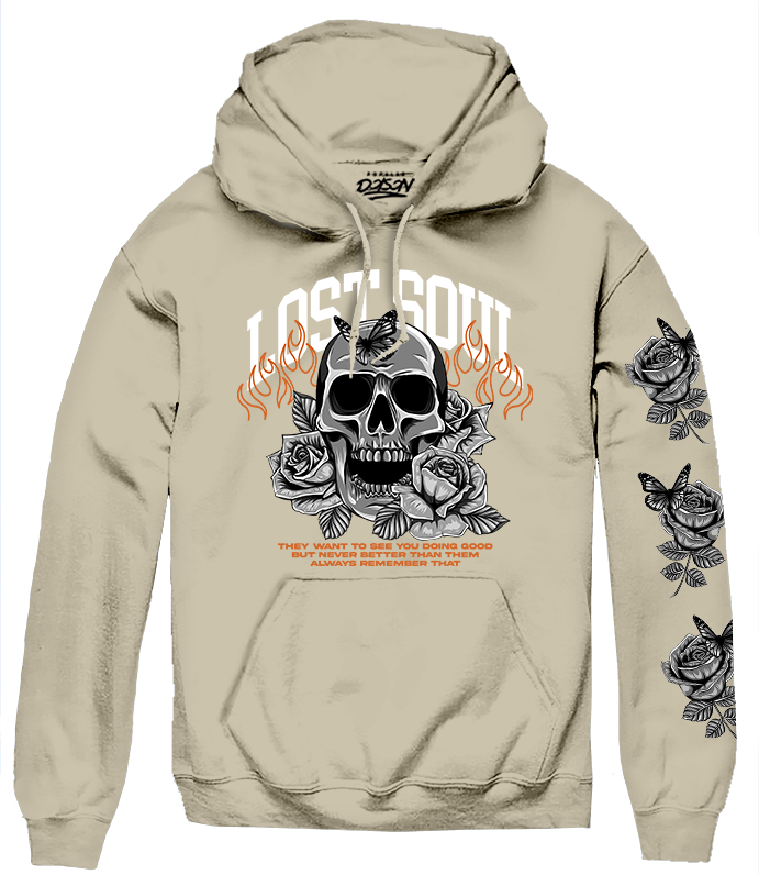 LOST SOUL SKULL HOODIE