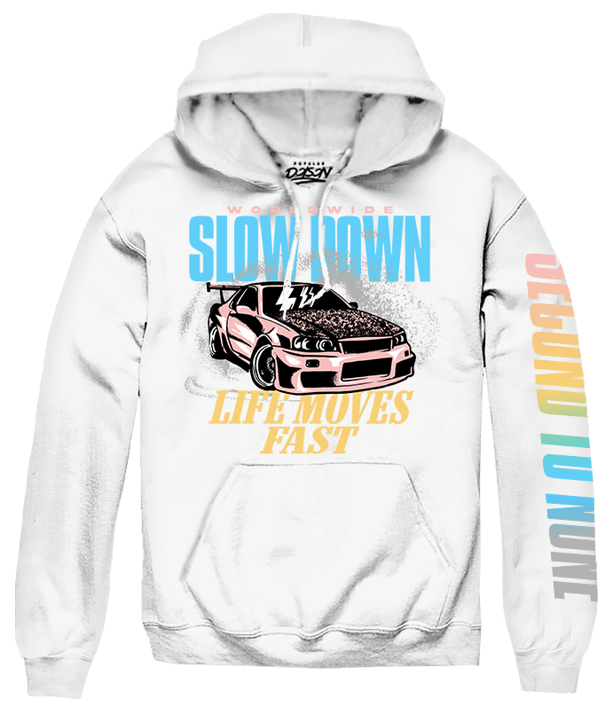 LIFE MOVES FAST CAR HOODS