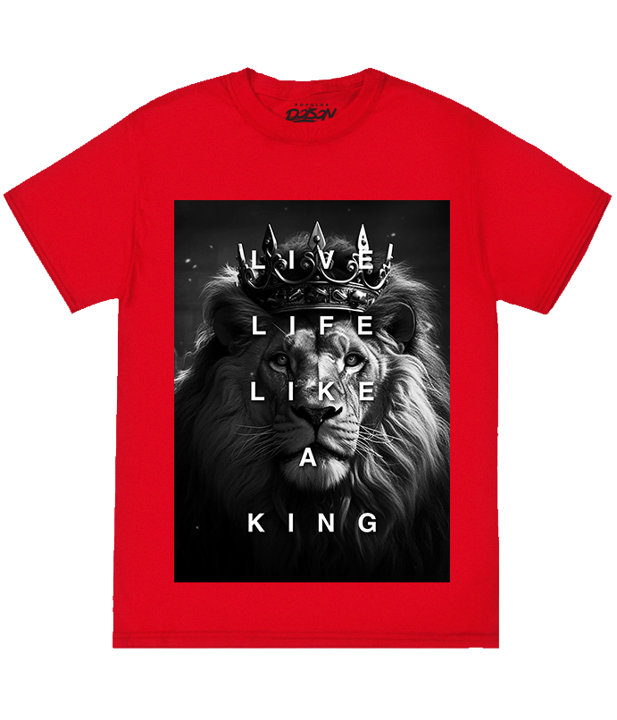 LIVE LIKE A KING TEE- Wholesale