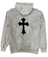 BLESSED TRI CROSS PUFF OXY HOODIE