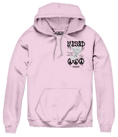 BIG SIZE HOODIE  BLESSED DOVE PEACE