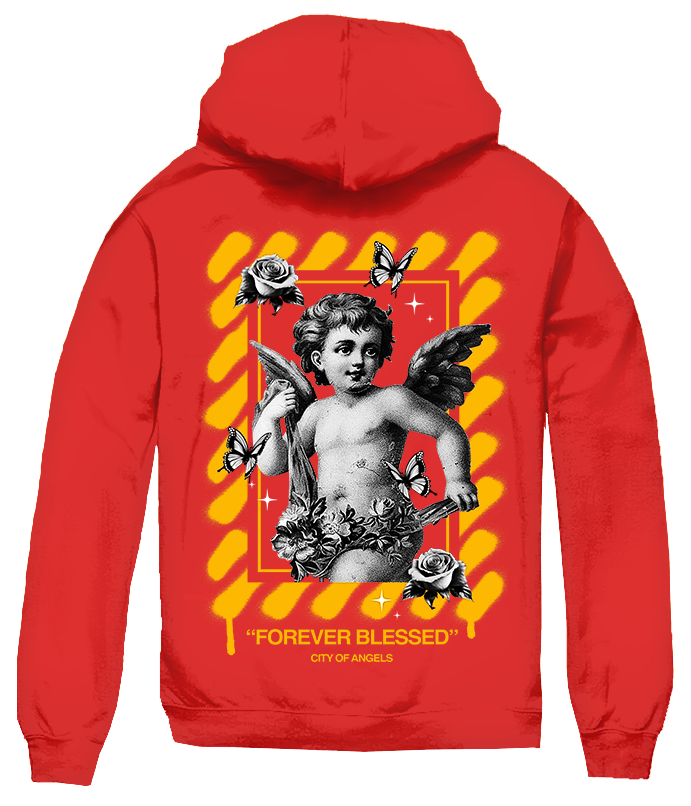 Forever Blessed Cherub Hoodie