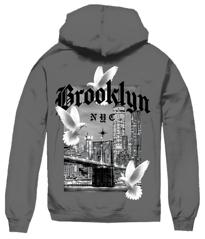 BIG SIZE BROOKLYN DOVES HOODIE