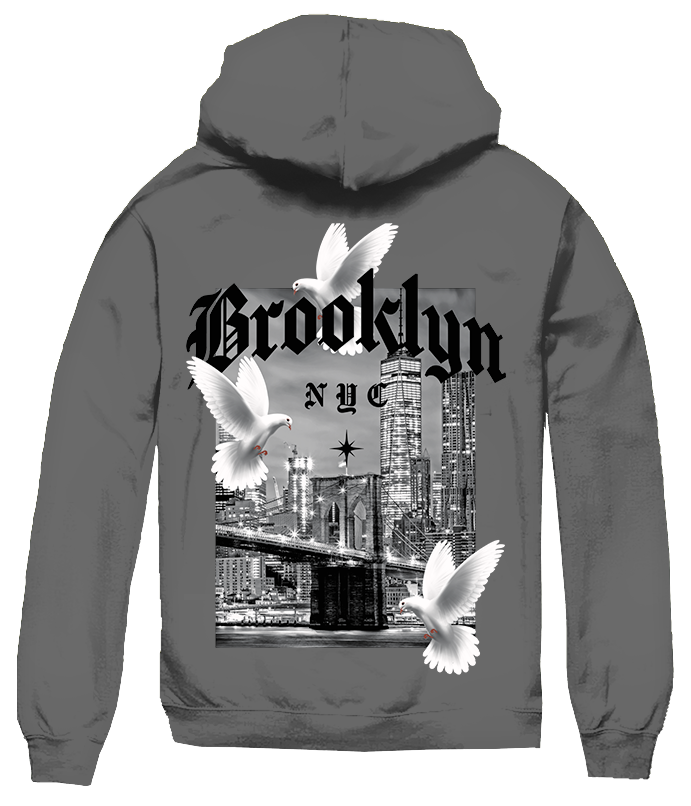 BIG SIZE BROOKLYN DOVES HOODIE