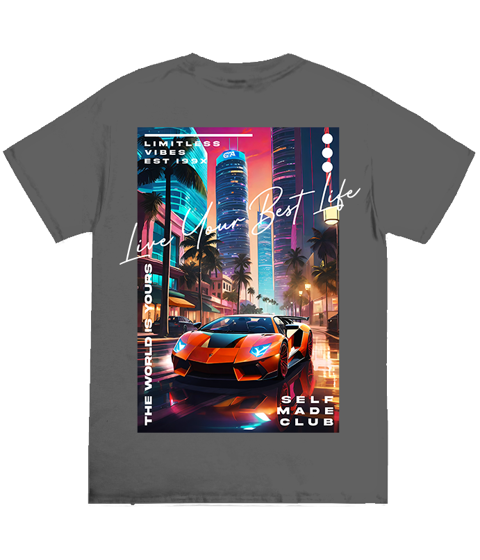 LIVE YOUR BEST CAR TEE