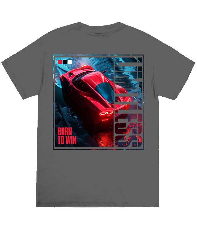 BIG GUY LIMITLESS BORN TO WIN CAR TEE