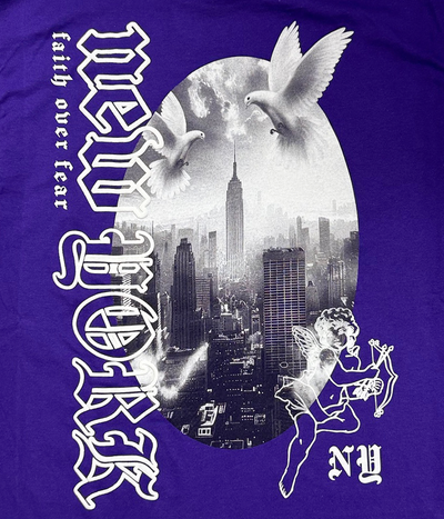 NEW YORK CHERUB DOVES TEE