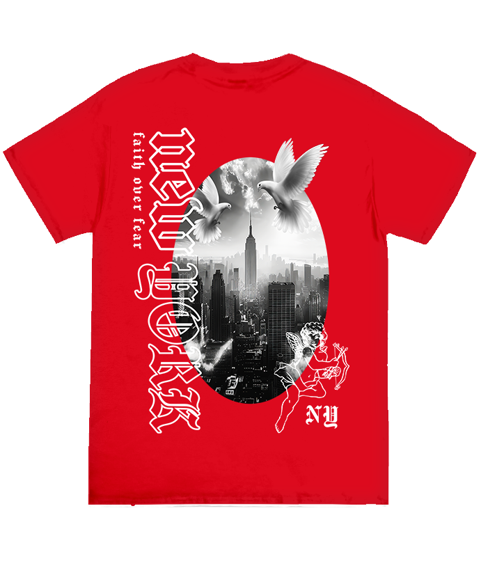 NEW YORK CHERUB DOVES TEE