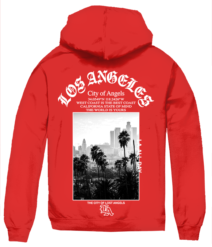 LOS ANGELS PALM TREE HOODIE