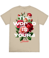 BIG GUY THE WORLD IS YOURS ROSE TEE