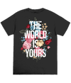 BIG GUY WORLD IS YOUR FLORAL TEE