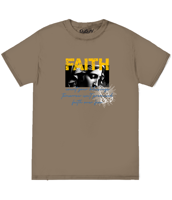 FAITH OVER FEAR ANGEL TEE