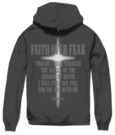 FAITH OVER CROSS HOODIE
