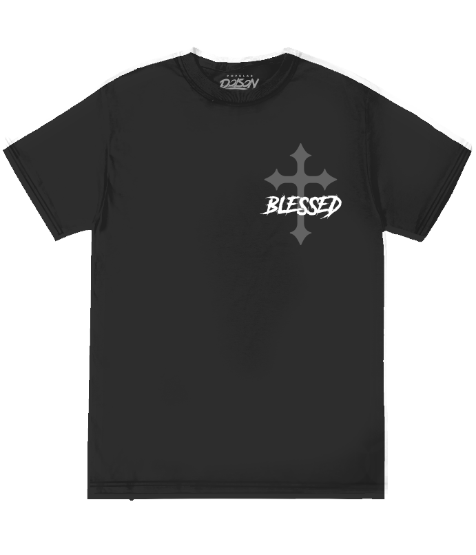 BLESSED PSALMS CROSS TEE