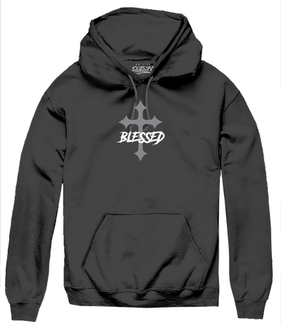 BLESSED PSALM CROSS HOODIE