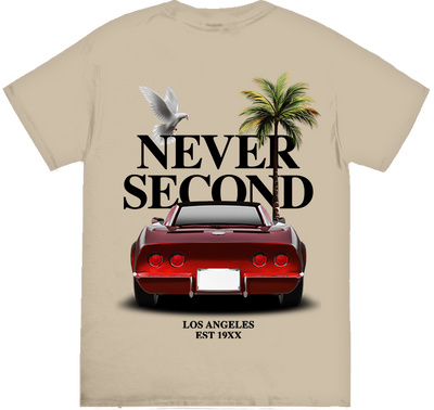 NEVER SECOND CAR TEE