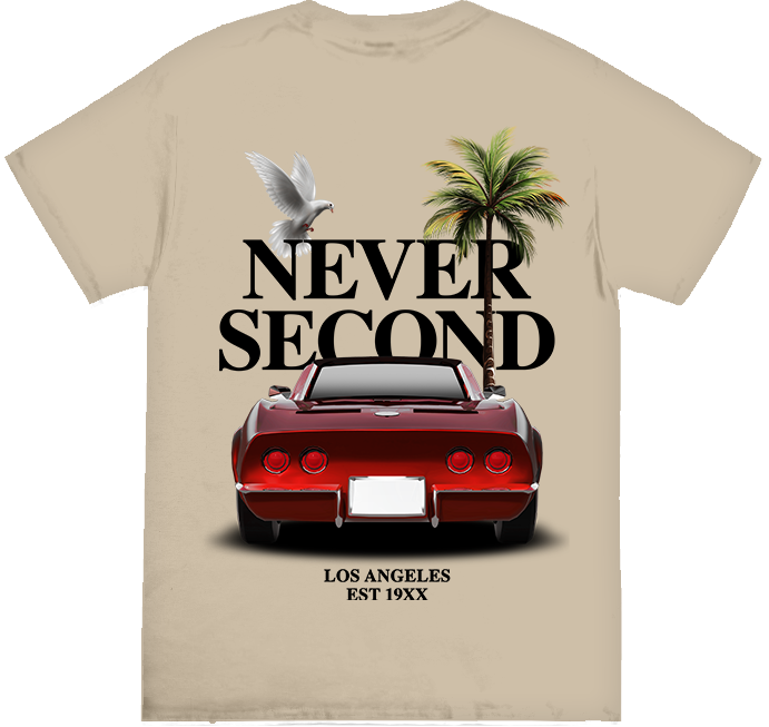 NEVER SECOND CAR TEE