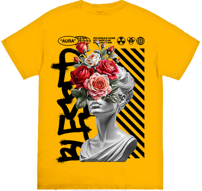 BLESSED FLORAL STATUE TEE