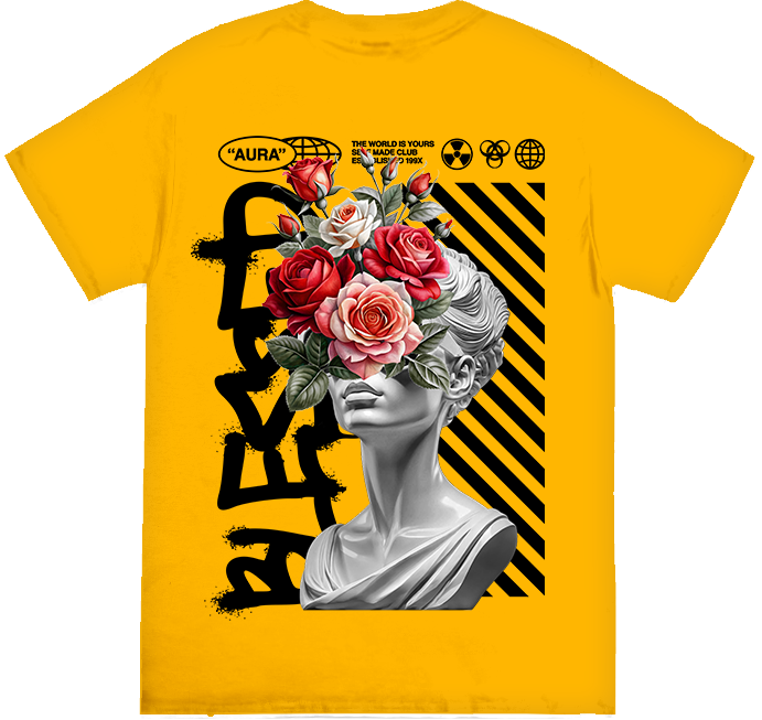 BLESSED FLORAL STATUE TEE