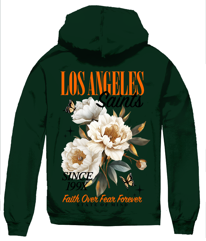LA SAINT FLORAL HOODIE