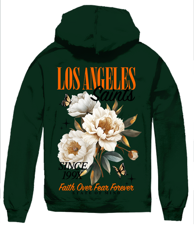 LA SAINT FLORAL HOODIE
