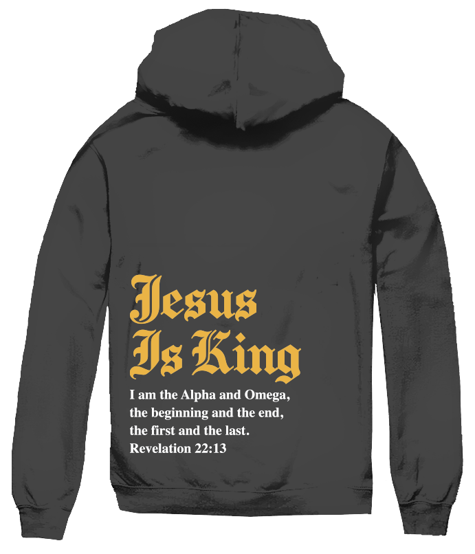 JESUS IS KING CROSS HOODIE