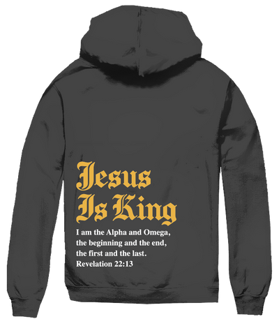 JESUS IS KING CROSS HOODIE