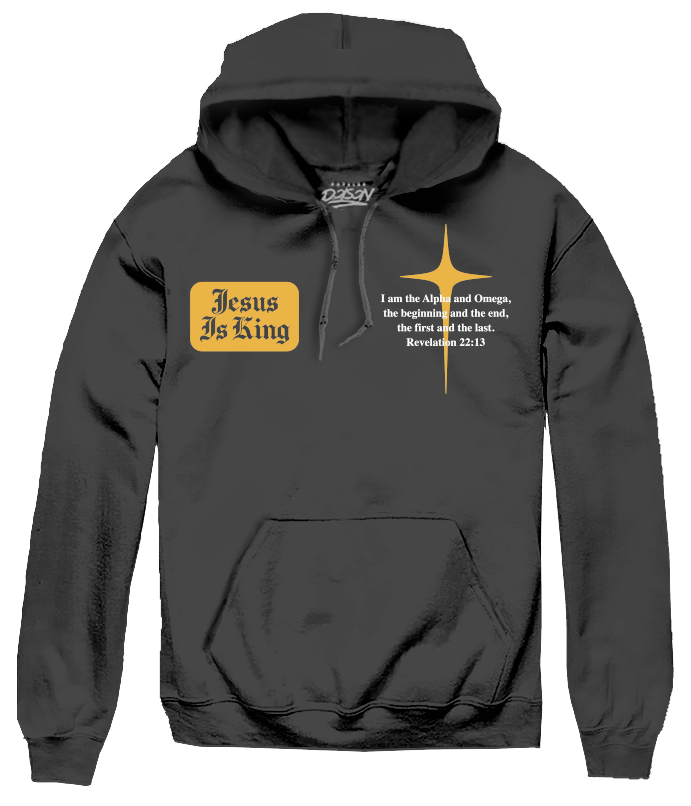 JESUS IS KING CROSS HOODIE
