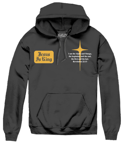 JESUS IS KING CROSS HOODIE