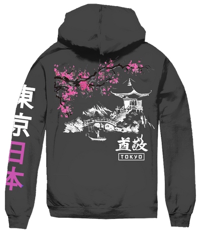 TEMPLE CHERRY BLOSSOM HOODIE