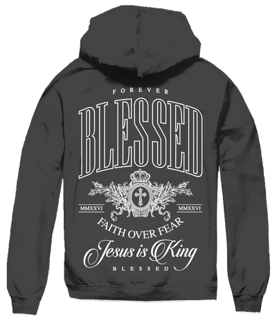 BIG SIZE FOREVER BLESSED JESUS HOODIE