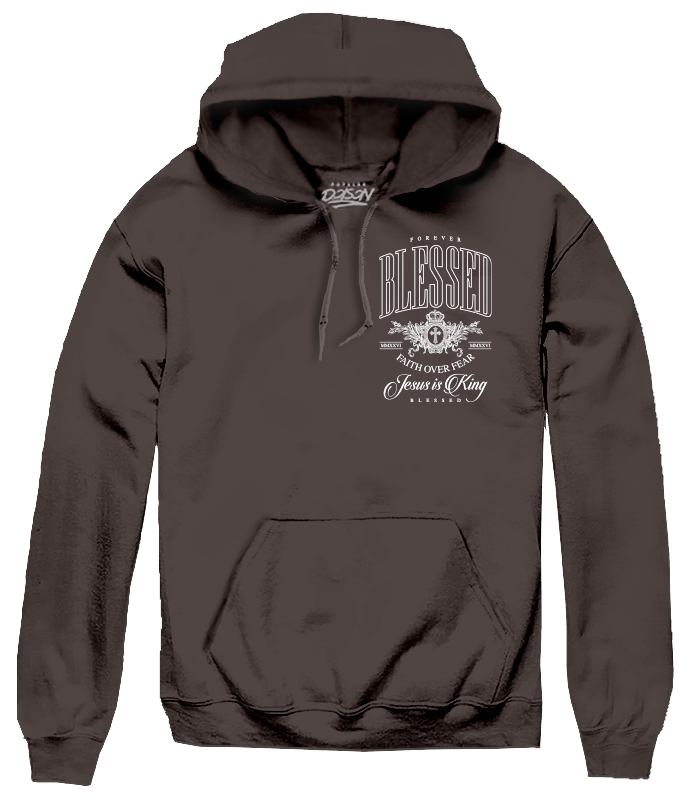 BIG SIZE FOREVER BLESSED JESUS HOODIE