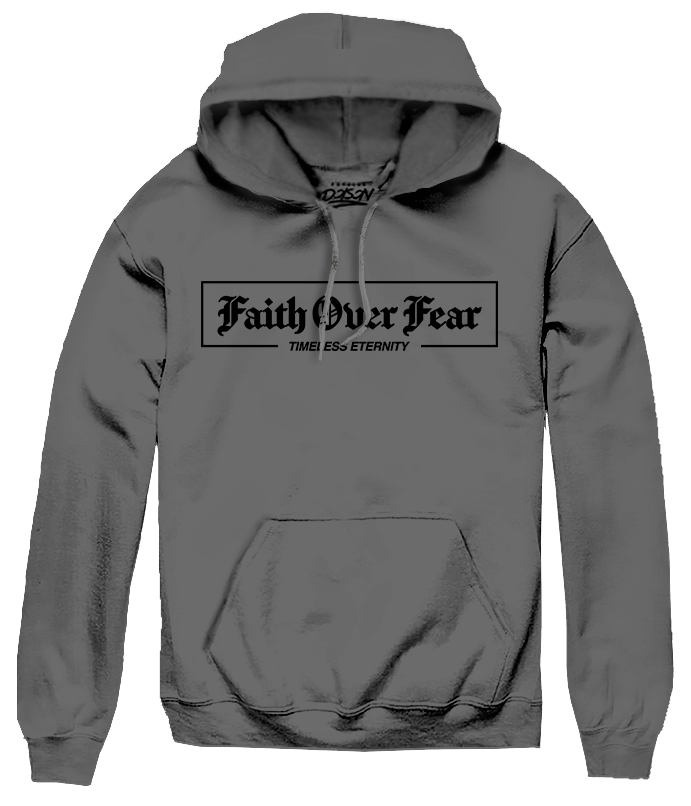 FAITH OVER FEAR ROSES HOODIE