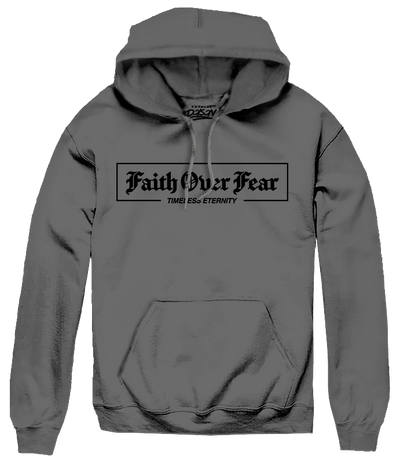 FAITH OVER FEAR ROSES HOODIE