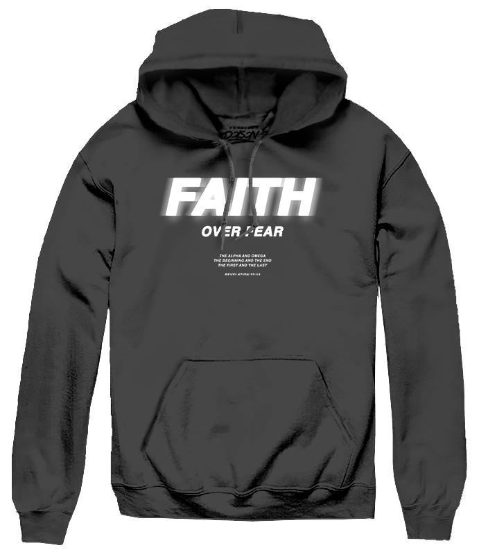 FAITH OVER FEAR HANDS HOODIE
