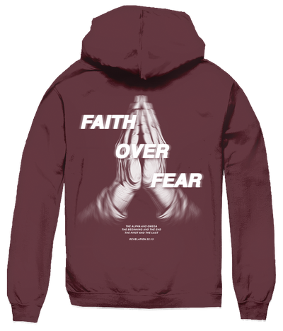 FAITH OVER FEAR HANDS HOODIE