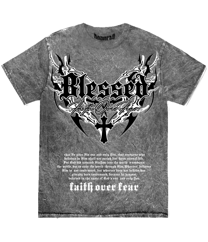 BLESSED WING SOFT MINERAL WASH TEE