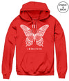 Angel Number 111 S / Red Junior Hoodies