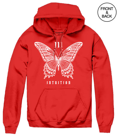 Angel Number 111 S / Red Junior Hoodies